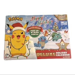 🔥 2021 Pokemon Happy Holidays Deluxe Christmas Advent Calendar Pop-Up N Play